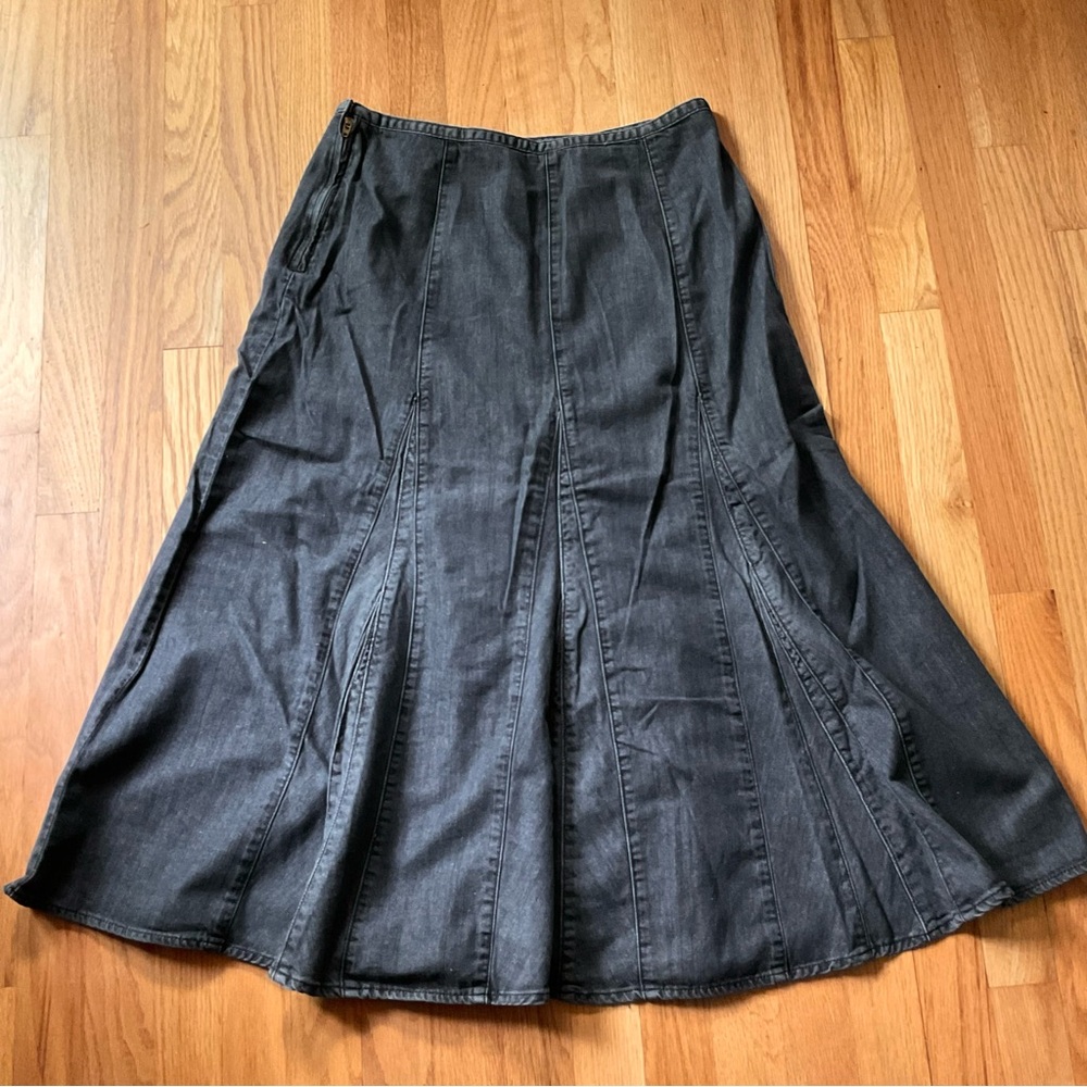 Territory Ahead maxi skirt ⭐️ black denim flare ⭐️ Isabella Bird ⭐️ modest - Picture 4 of 4